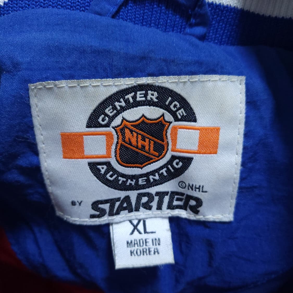 캔자스 제이호크스 스타터 빈티지 90년대 패딩 풀집업 xl  상품이미지3