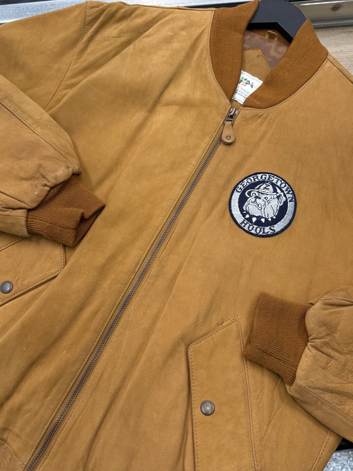 오메가 조지타운 훌스 스웨이드 봄버 상품이미지4