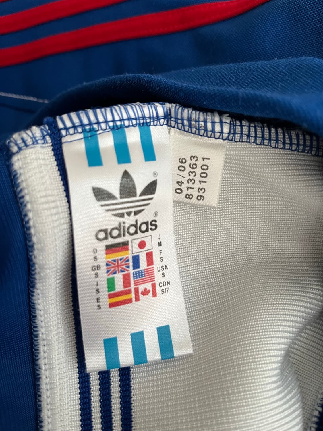 아디다스 캔자스 져지 kansas 블루 트랙탑 상품이미지7