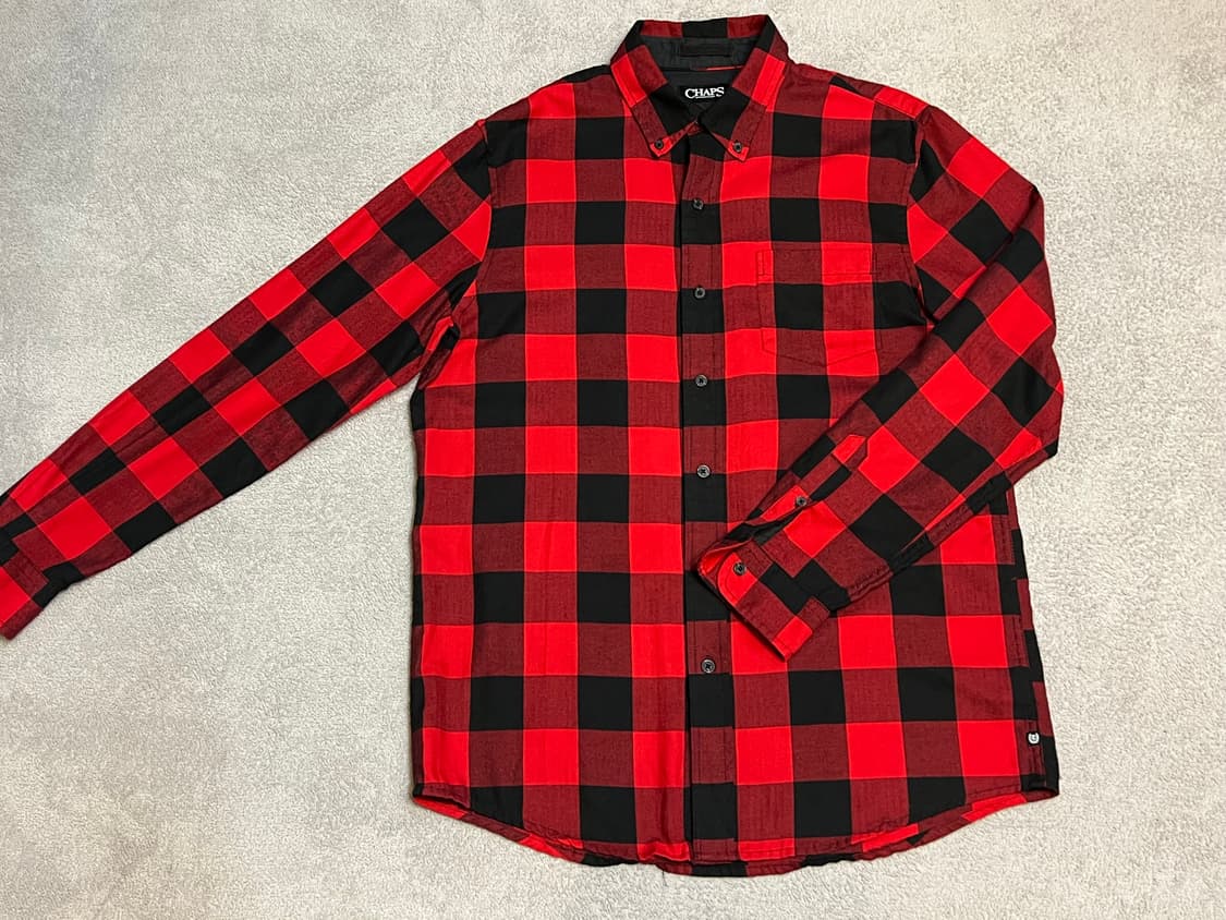 Polo 폴로 챕스 레드블랙 플란넬 체크셔츠  상품이미지2