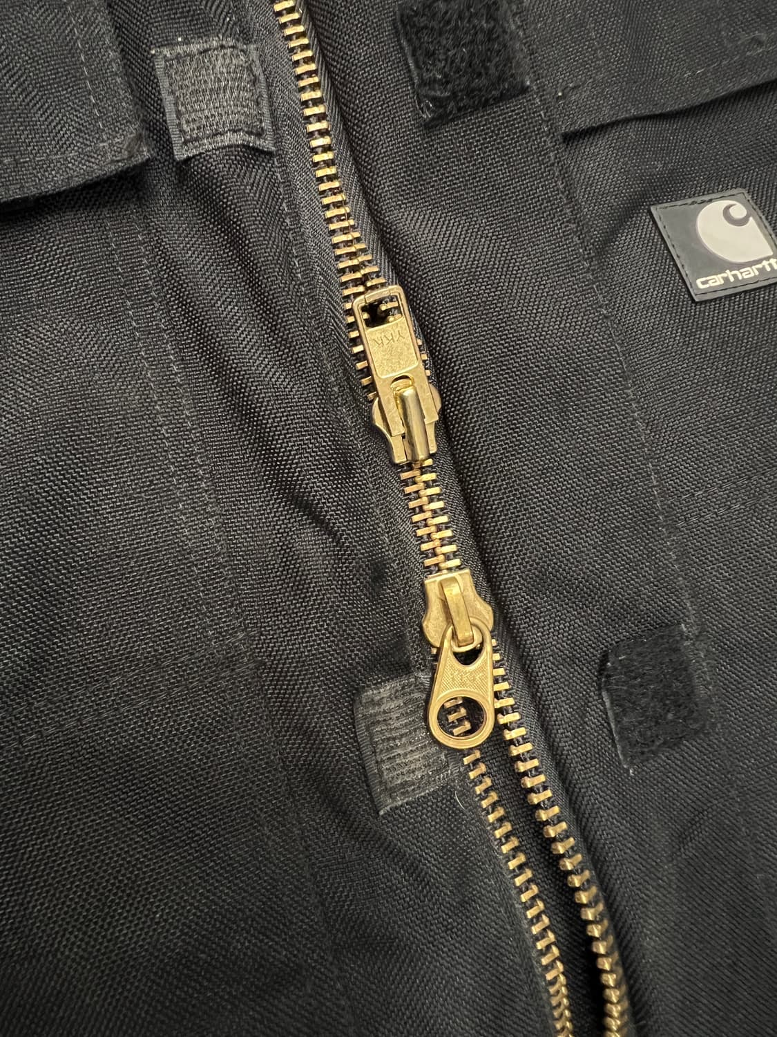  00’s칼하트 아크틱(Arctic) 퀼트 블랙 덕 트래디셔널 코트 상품이미지3