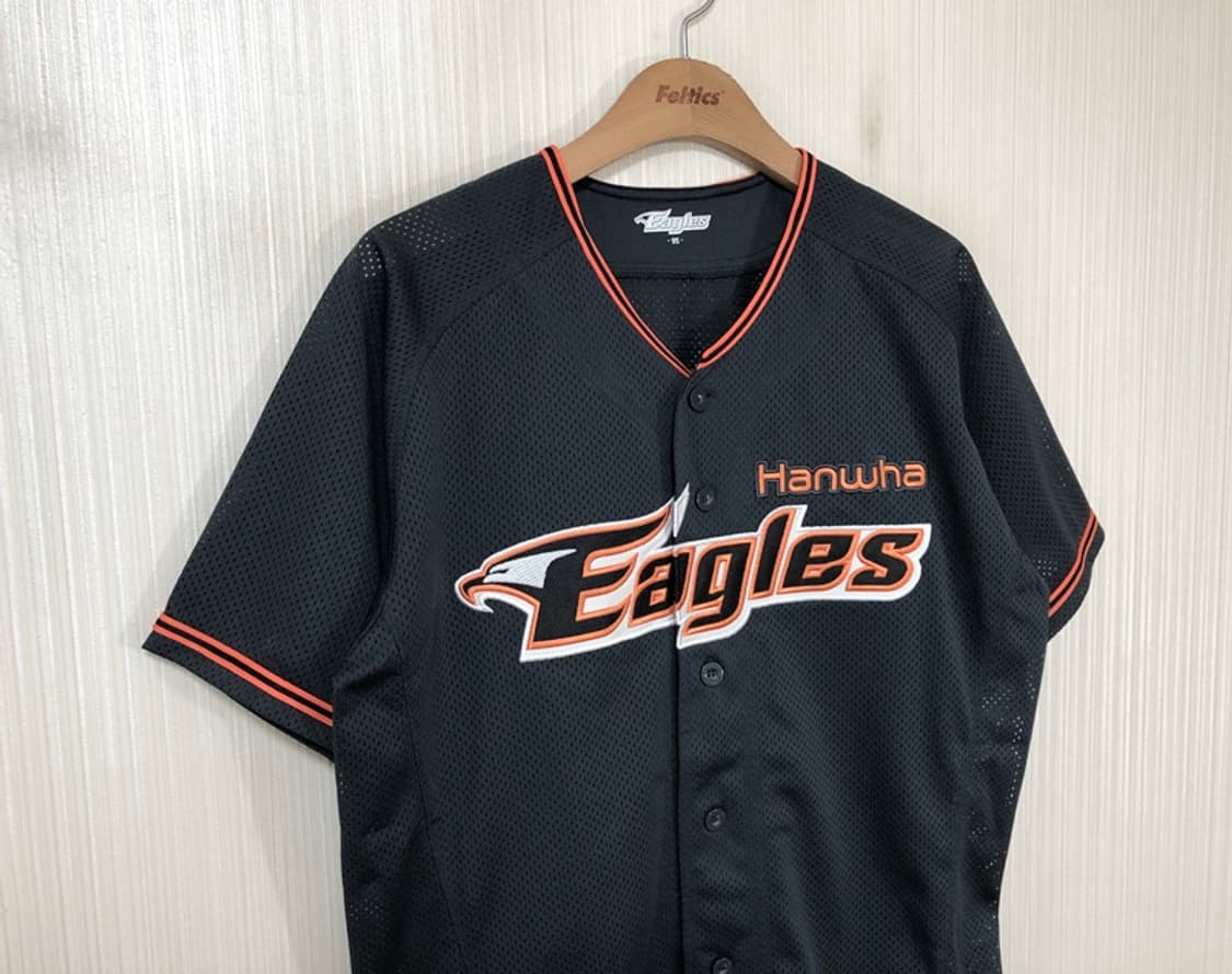 KBO 한화이글스 다크그레이 원정유니폼/져지 95 상품이미지5