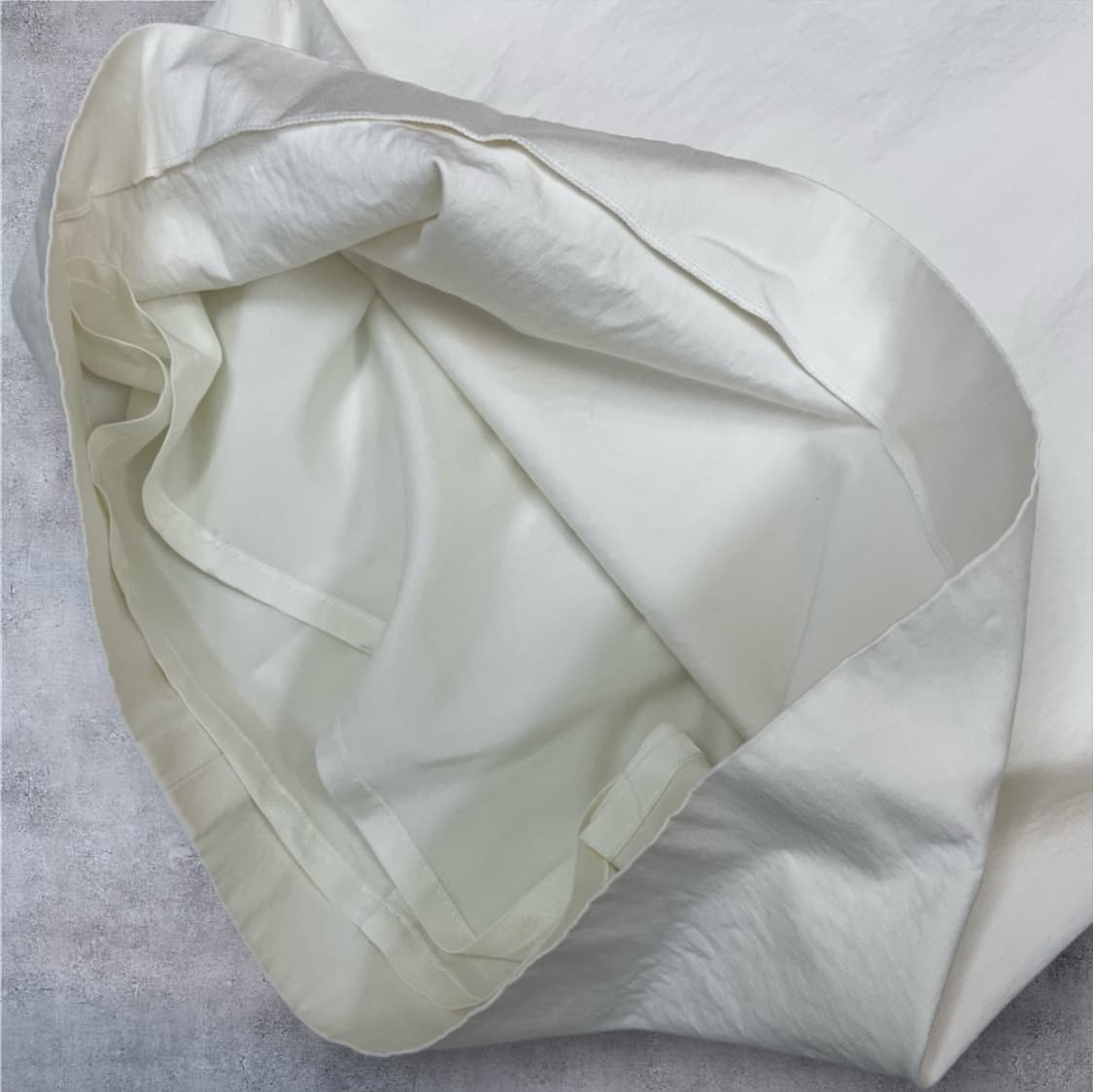 입생로랑 SS2000 비대칭 코튼 미디 스커트 FR38 상품이미지10