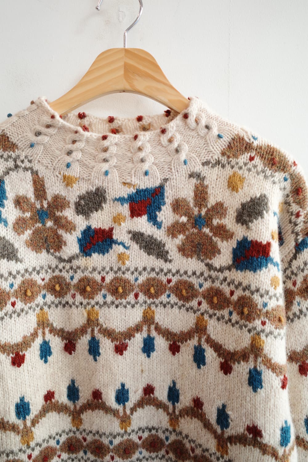 Japan brand 울 패턴 니트  상품이미지2