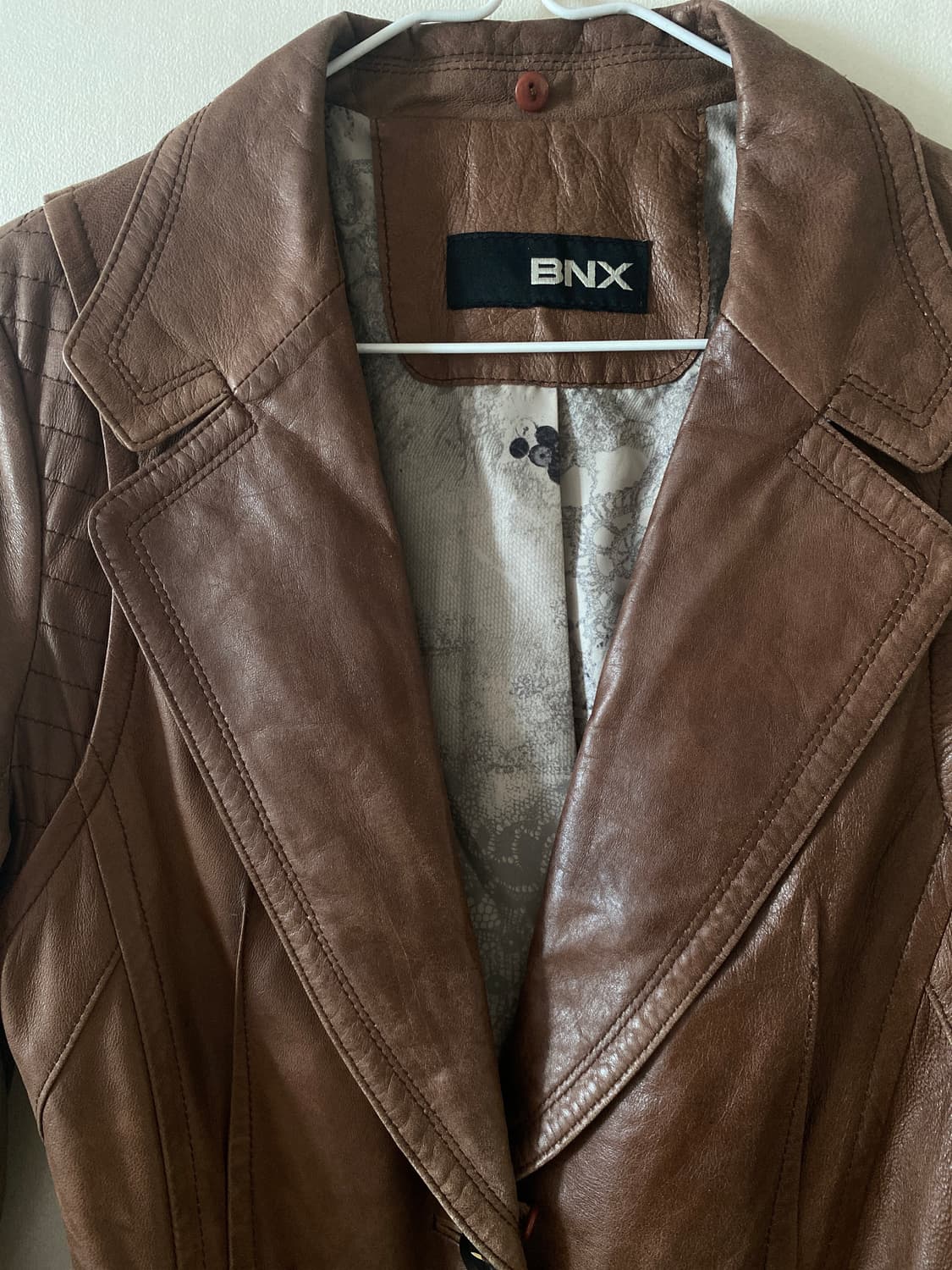 BNX 양가죽 트렌치 코트 M 상품이미지2