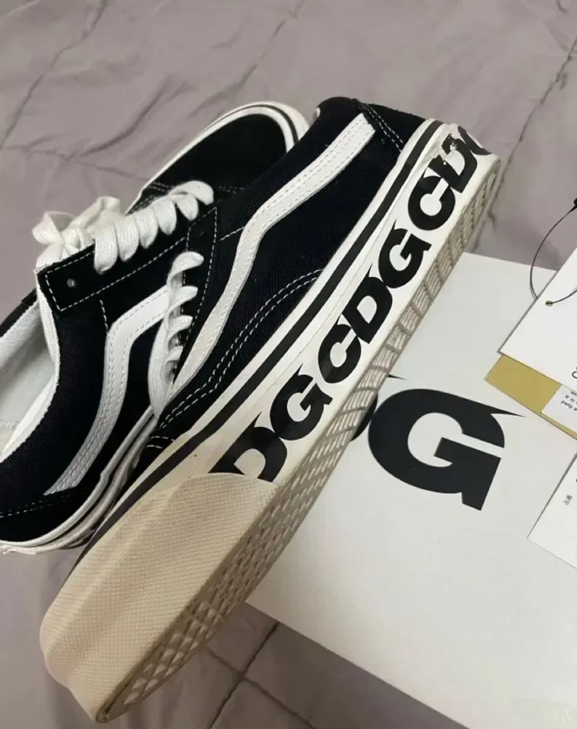 CDG 꼼데가르송 콜라보 반스 올드스쿨 블랙 상품이미지1