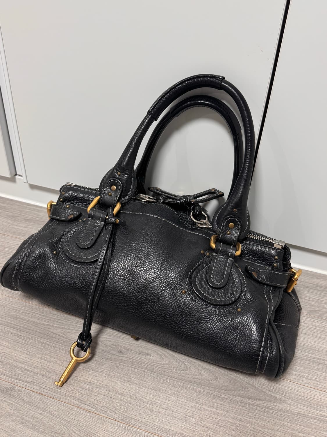 끌로에 패딩턴 백 빈티지블랙 상태A 상품이미지9