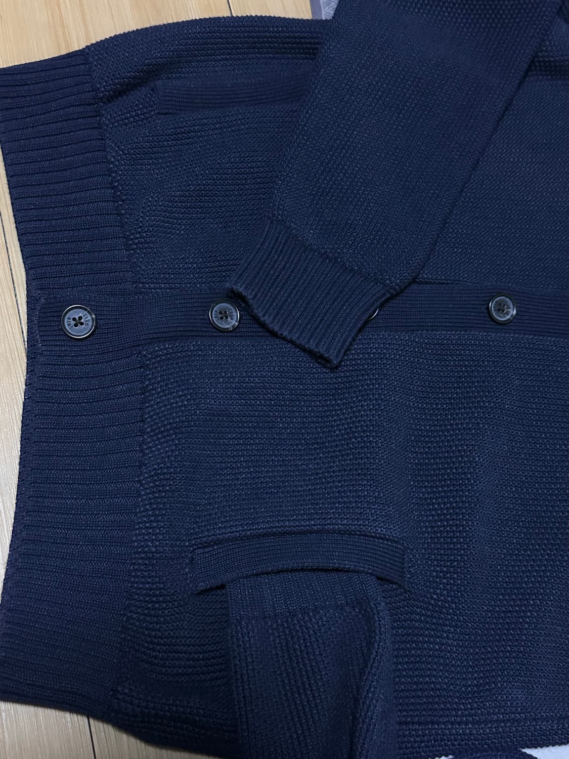 브룩스브라더스 숄 카라 가디건 M/100/네이비 상품이미지4