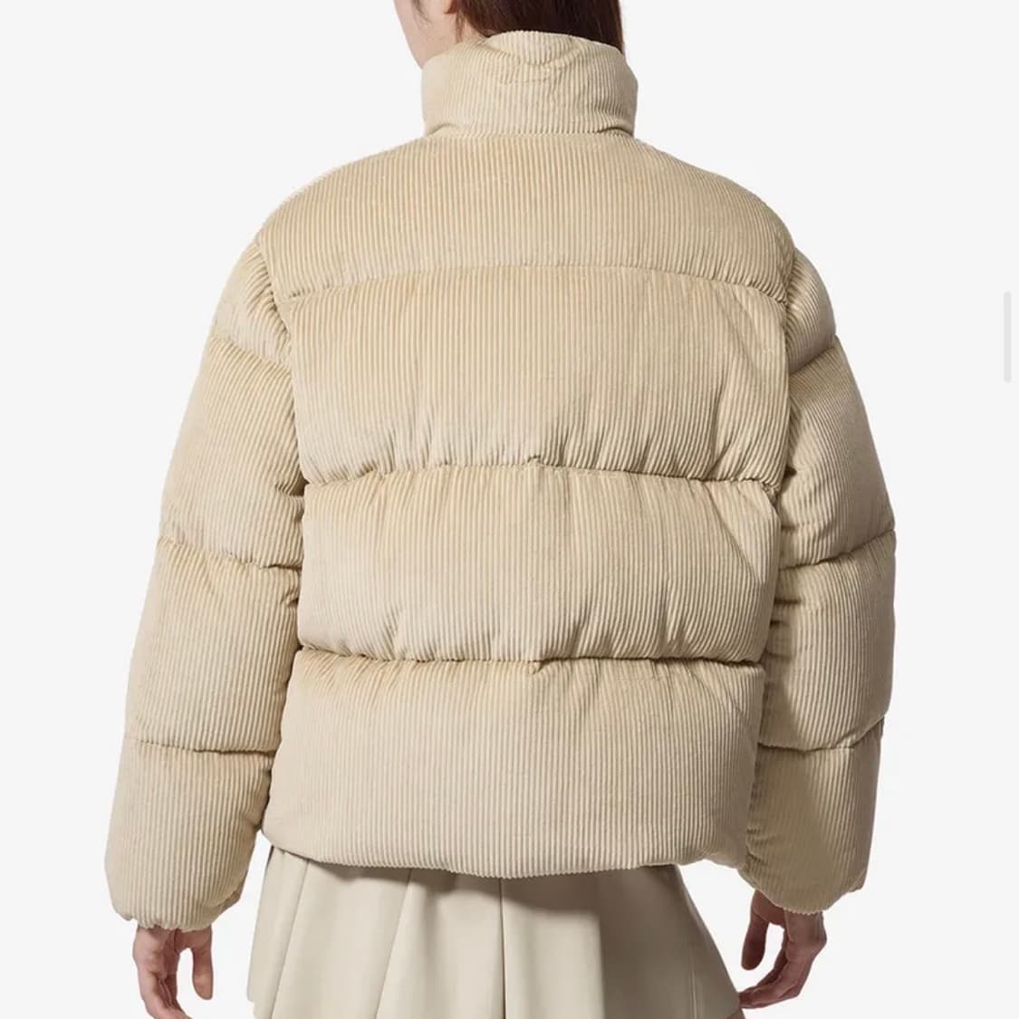 [S+급/42] 미우미우 코듀로이 패딩 점퍼 샌드 베이지 상품이미지10