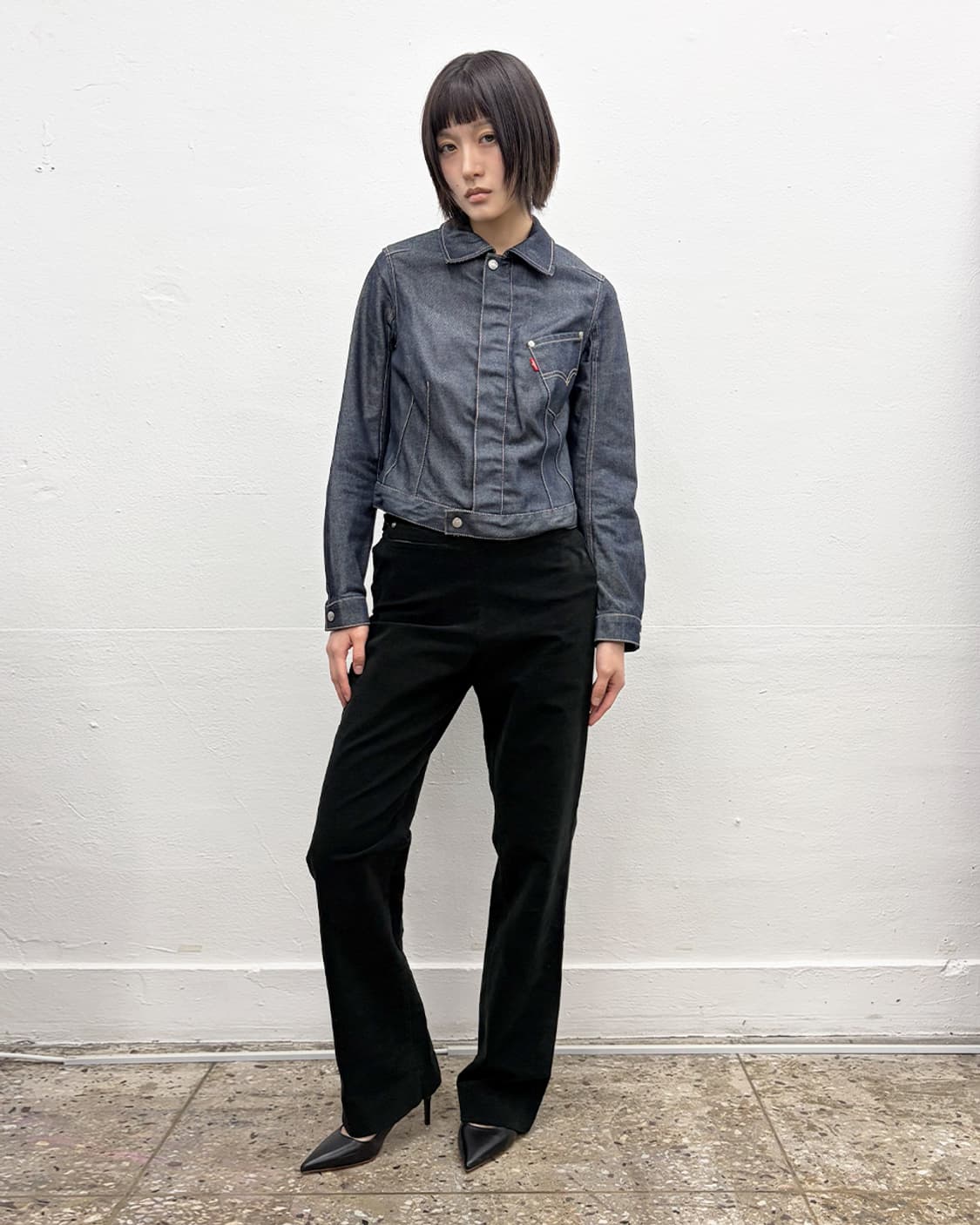 마틴 마르지엘라 2002A/W 어드저스터블 벨벳 트라우저 상품이미지8