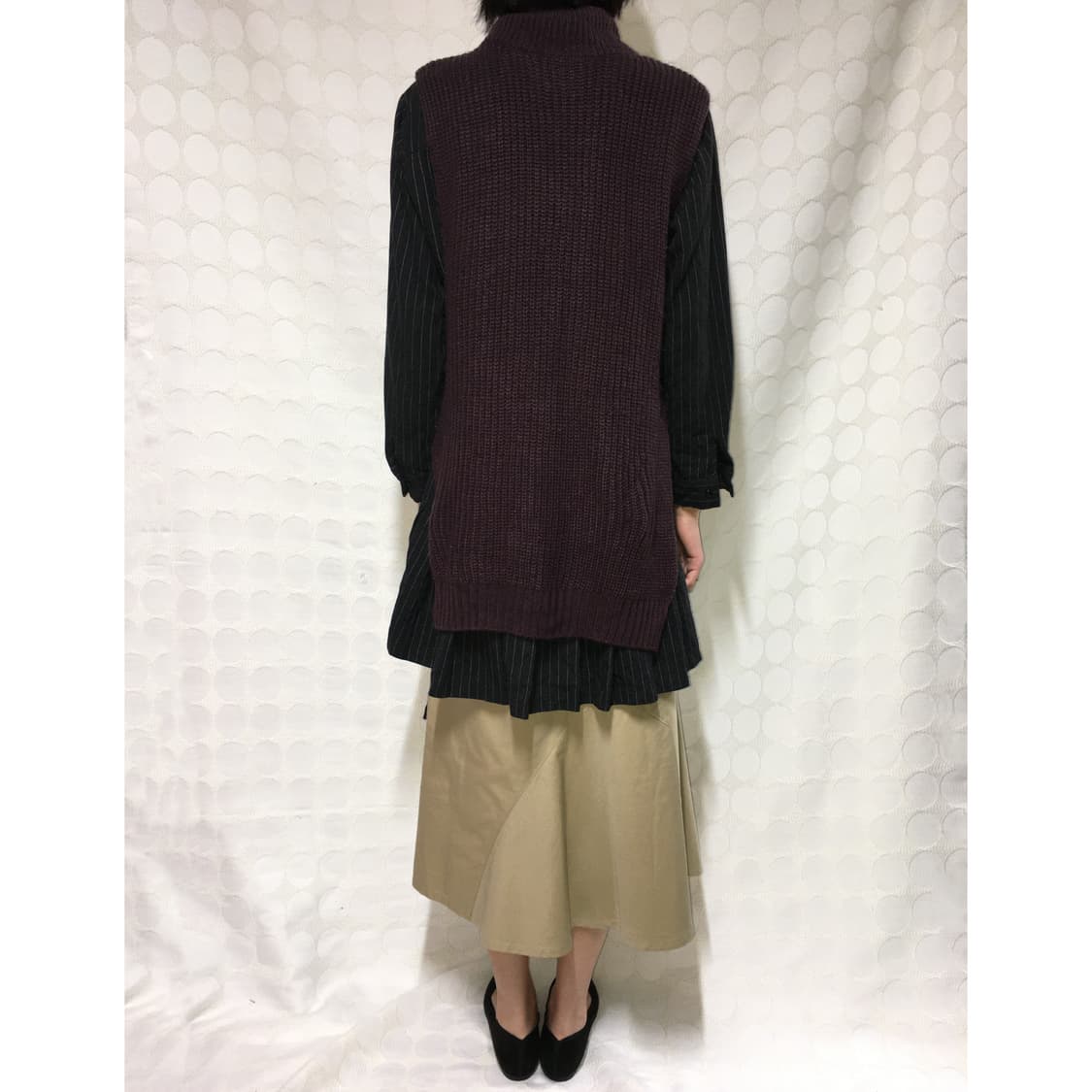 vintage 니트 베스트 상품이미지3