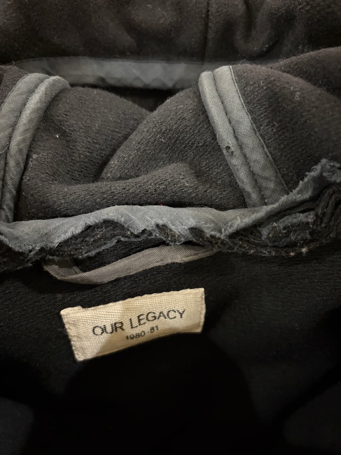 아워레가시 울 후드 하프 코트 상품이미지5