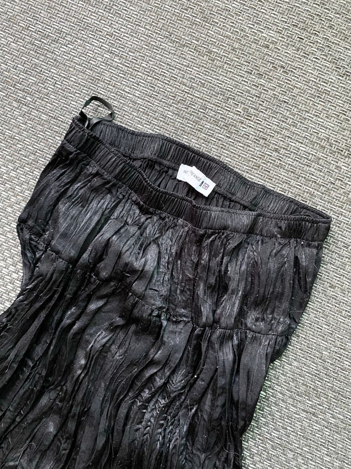 Minimal&Gothic Mood Black Long Skirts 상품이미지5