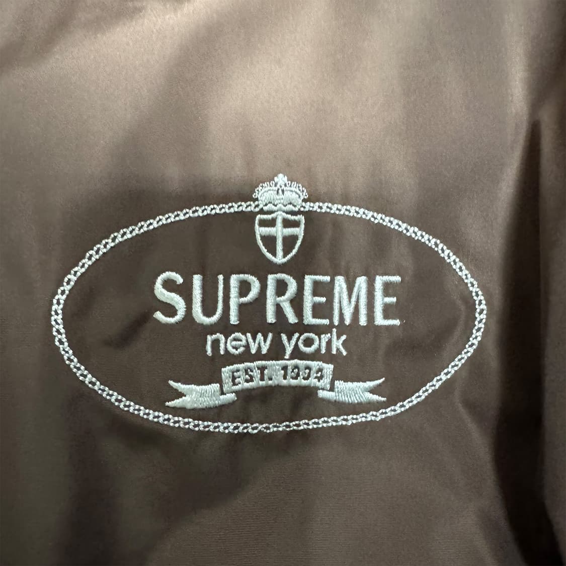 슈프림 크레스트 코치자켓 브라운 24FW 상품이미지5