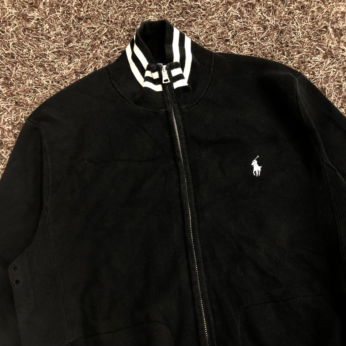 폴로 랄프로렌 코튼 투웨이 니트 집업 자켓 상품이미지2