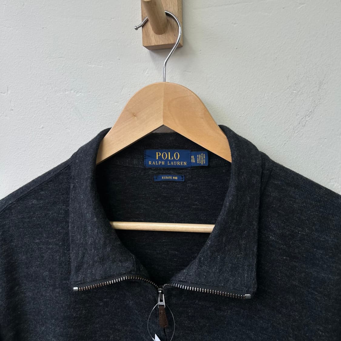 16282 - 폴로 랄프로렌 차콜 반집업 니트 상품이미지3