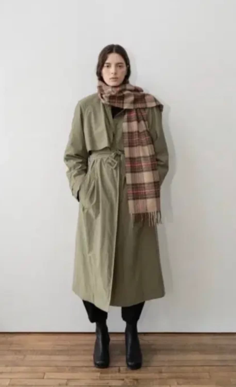 아모멘토 체크 머플러  상품이미지4