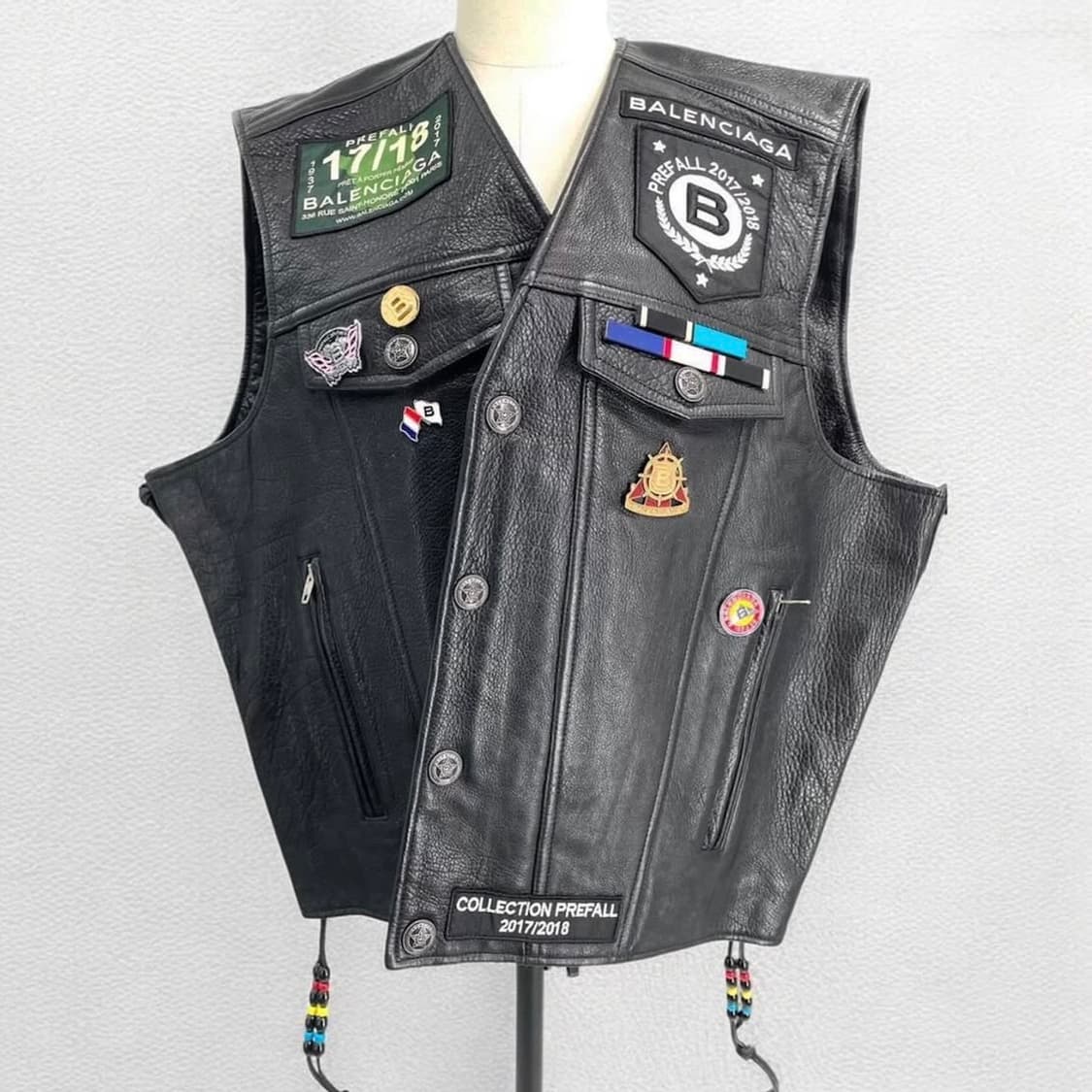 [34] 2017~2018 발렌시아가 레더 베스트  상품이미지2