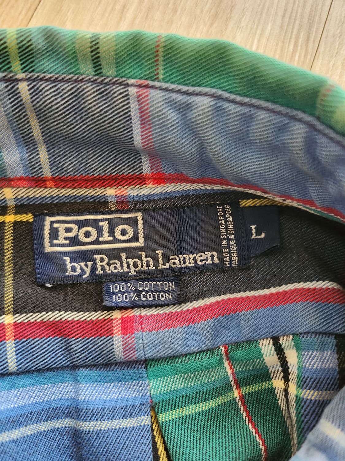 폴로랄프로렌 체크셔츠 (L 상품이미지8