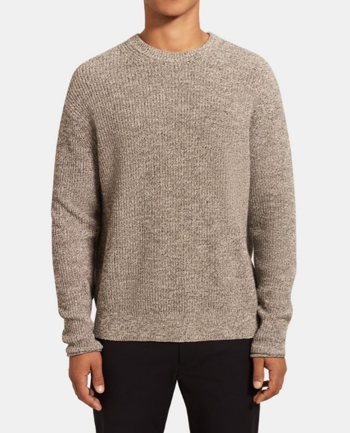 띠어리 크루넥 트위드 알파카 니트  상품이미지1