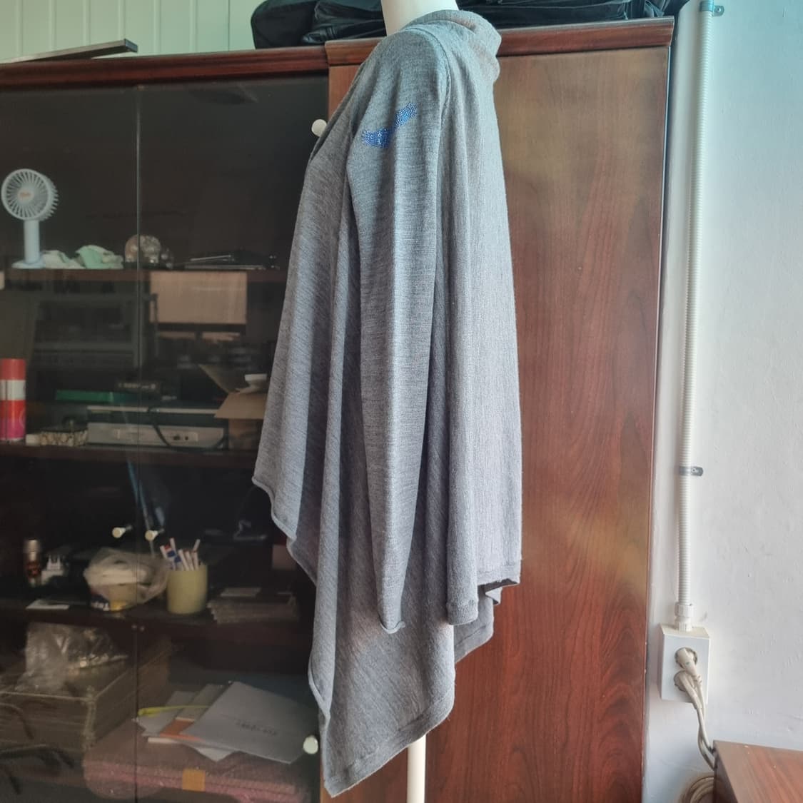 쟈딕앤볼테르 메리노울100% 언발란스 오픈형 숄 가디건 (프리) 상태최상 상품이미지3