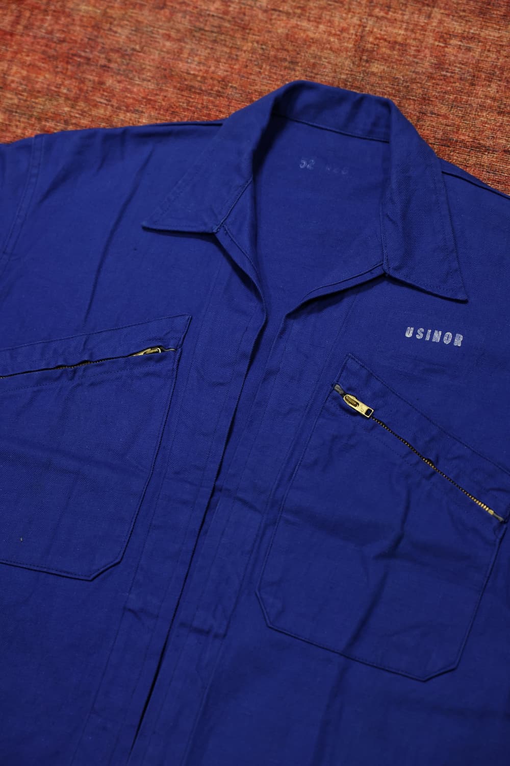빈티지 워크자켓 블루 판매 상품이미지5