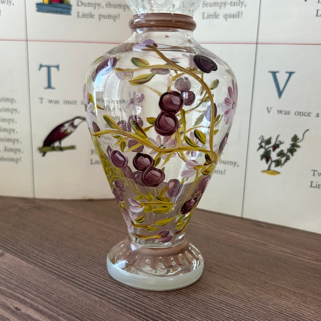 미국 빈티지 핸그페인티드 화병 꽃병 상품이미지2