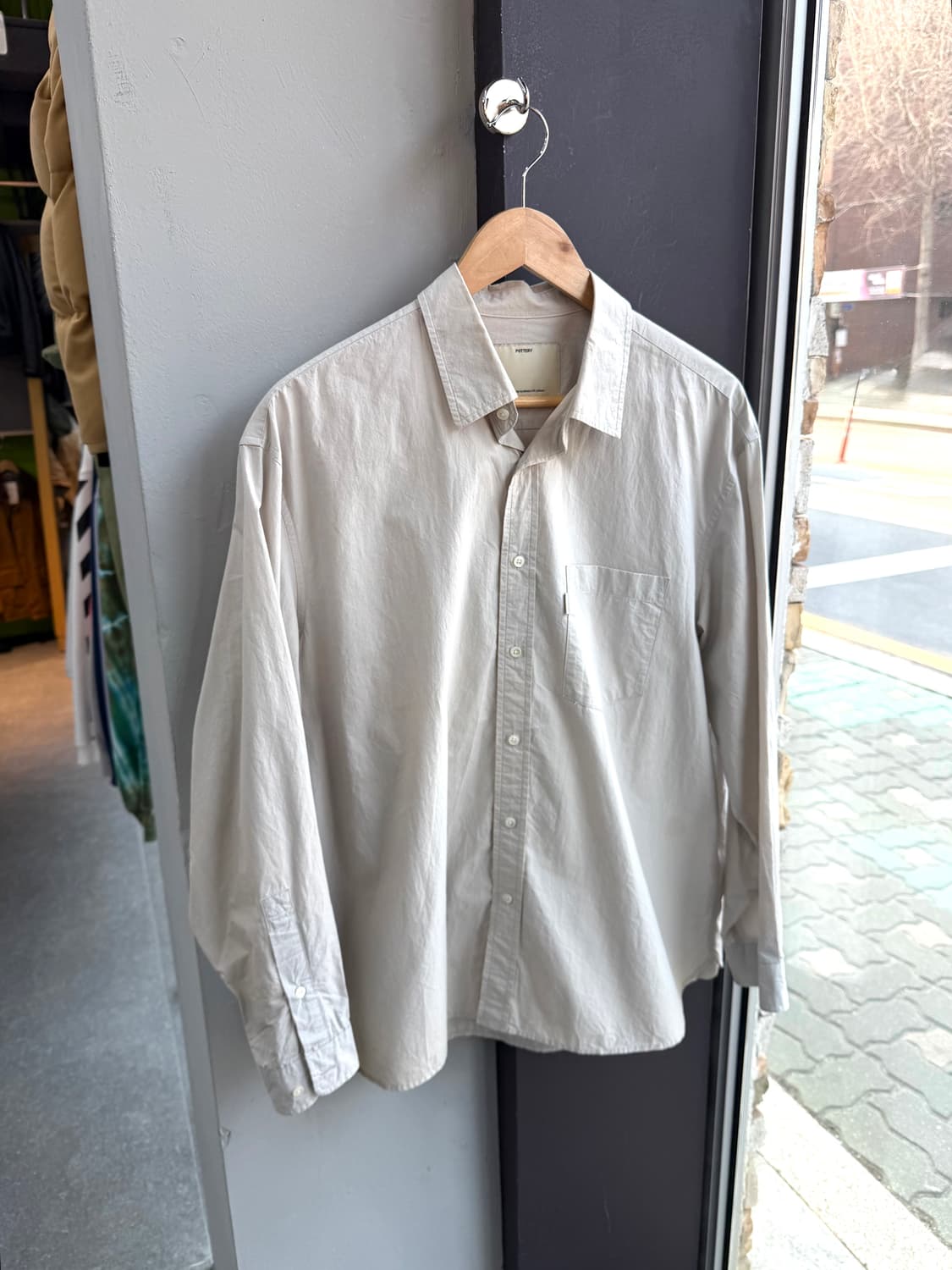 1/ 포터리 코튼 타입라이터 컴포트 셔츠 상품이미지4