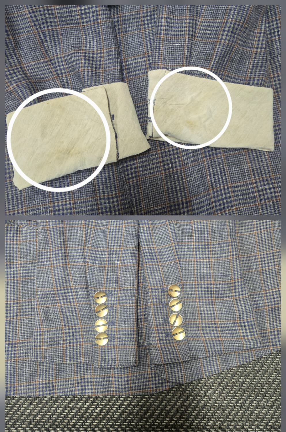 한섬 타임 TIME 체크 벨트 자켓 마93%자켓 상품이미지5