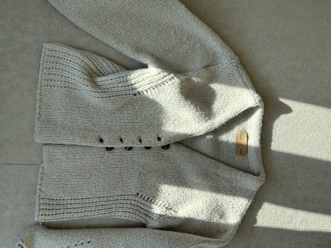 마뗑킴 볼륨 니트 가디건 상품이미지5