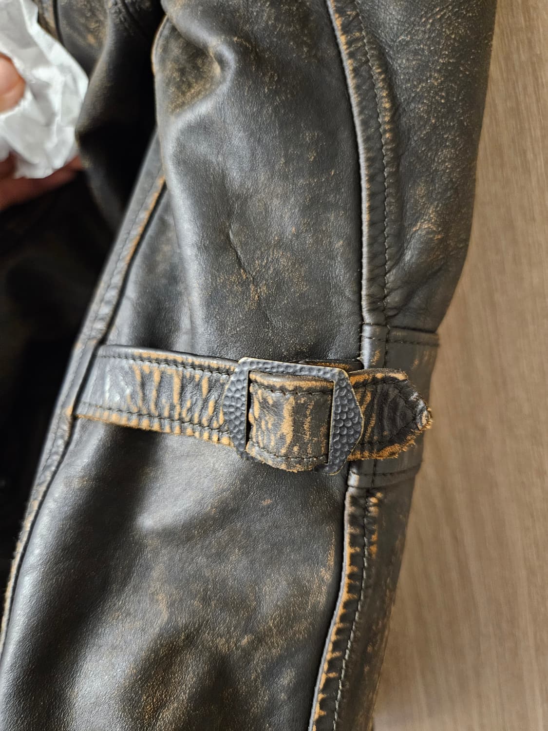 Rrl 더블알엘 뉴스보이 구형 레더자켓  상품이미지5