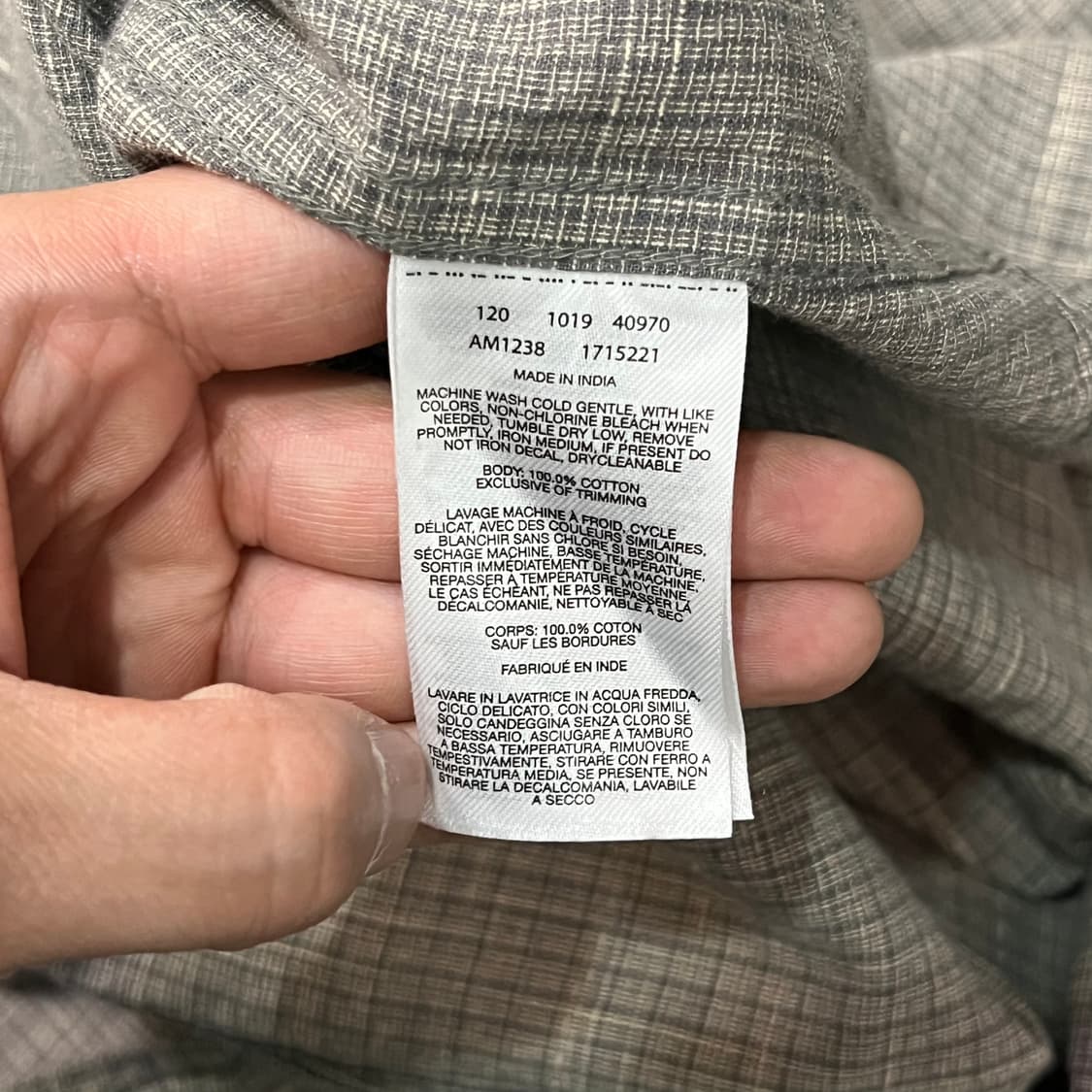  컬럼비아 체크 하프 셔츠 y16332 상품이미지7