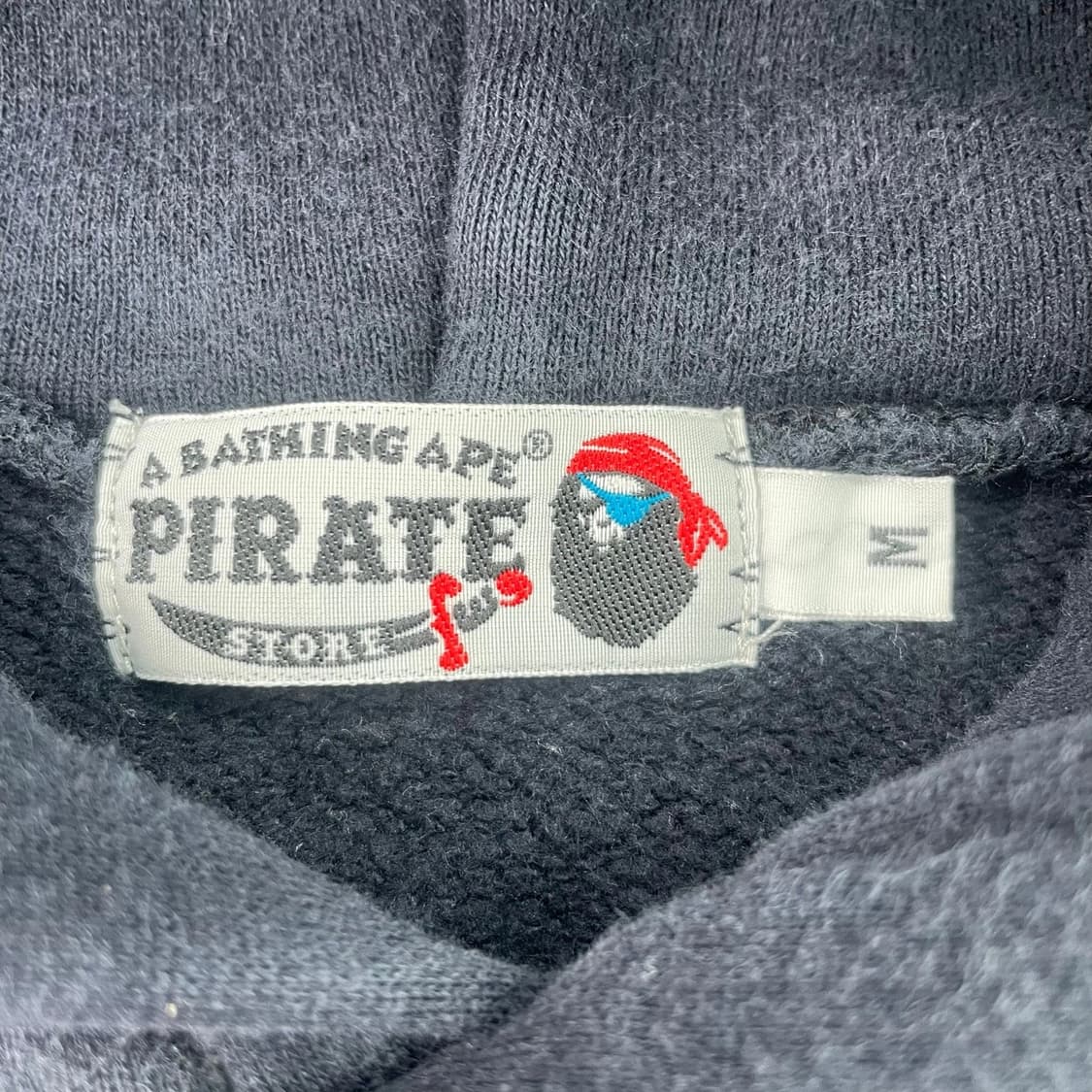 베이프 Pirate Store 베이비 마일로 로고 후드티 M 상품이미지6