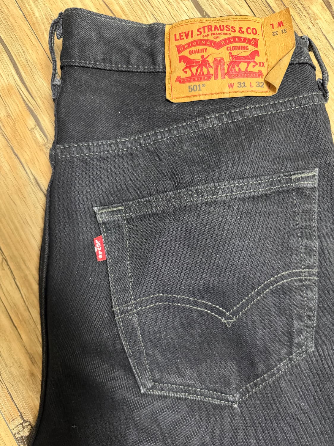 리바이스 501  블랙 상품이미지3