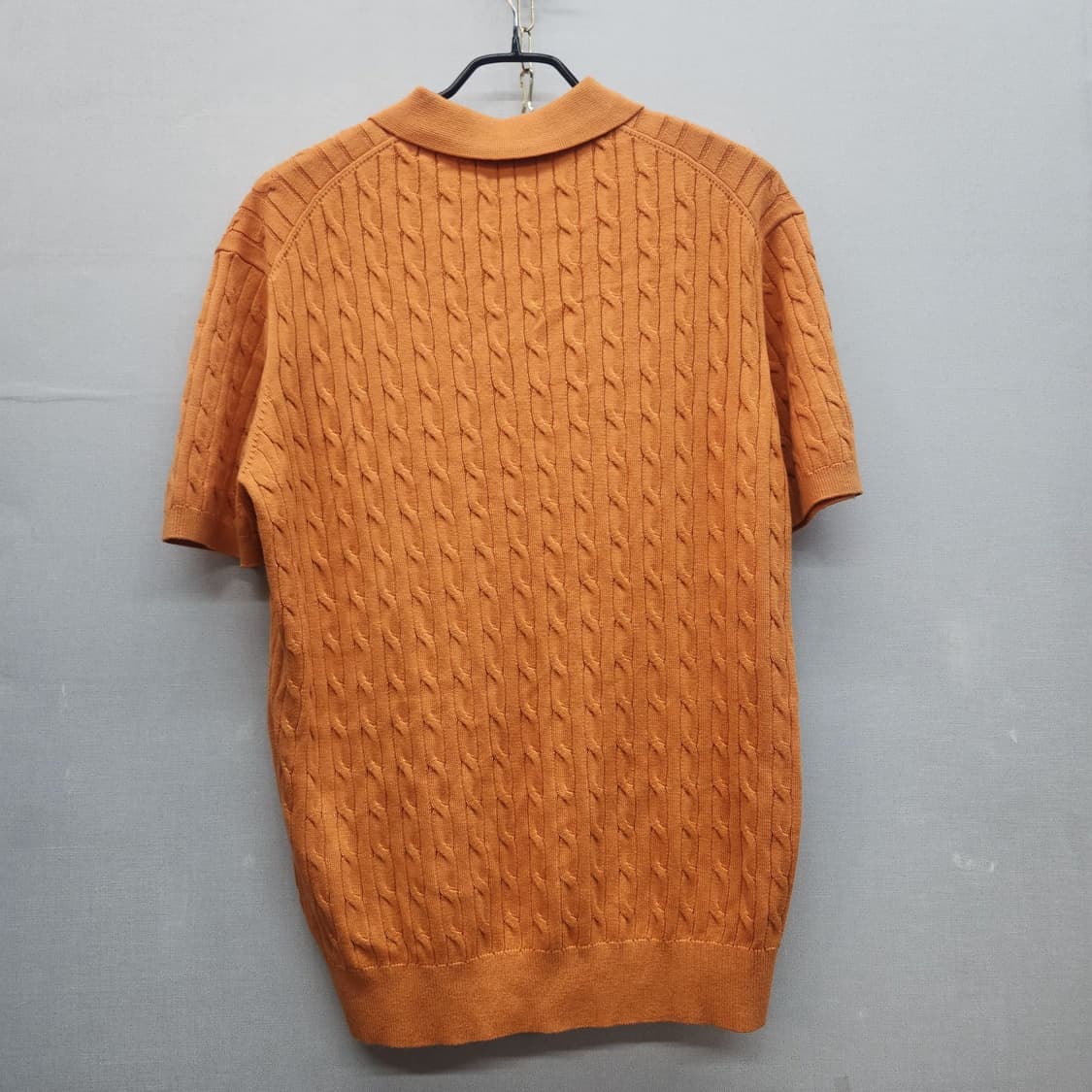 수아레 케이블 반팔 카라 니트 M(L~XL) 상품이미지4