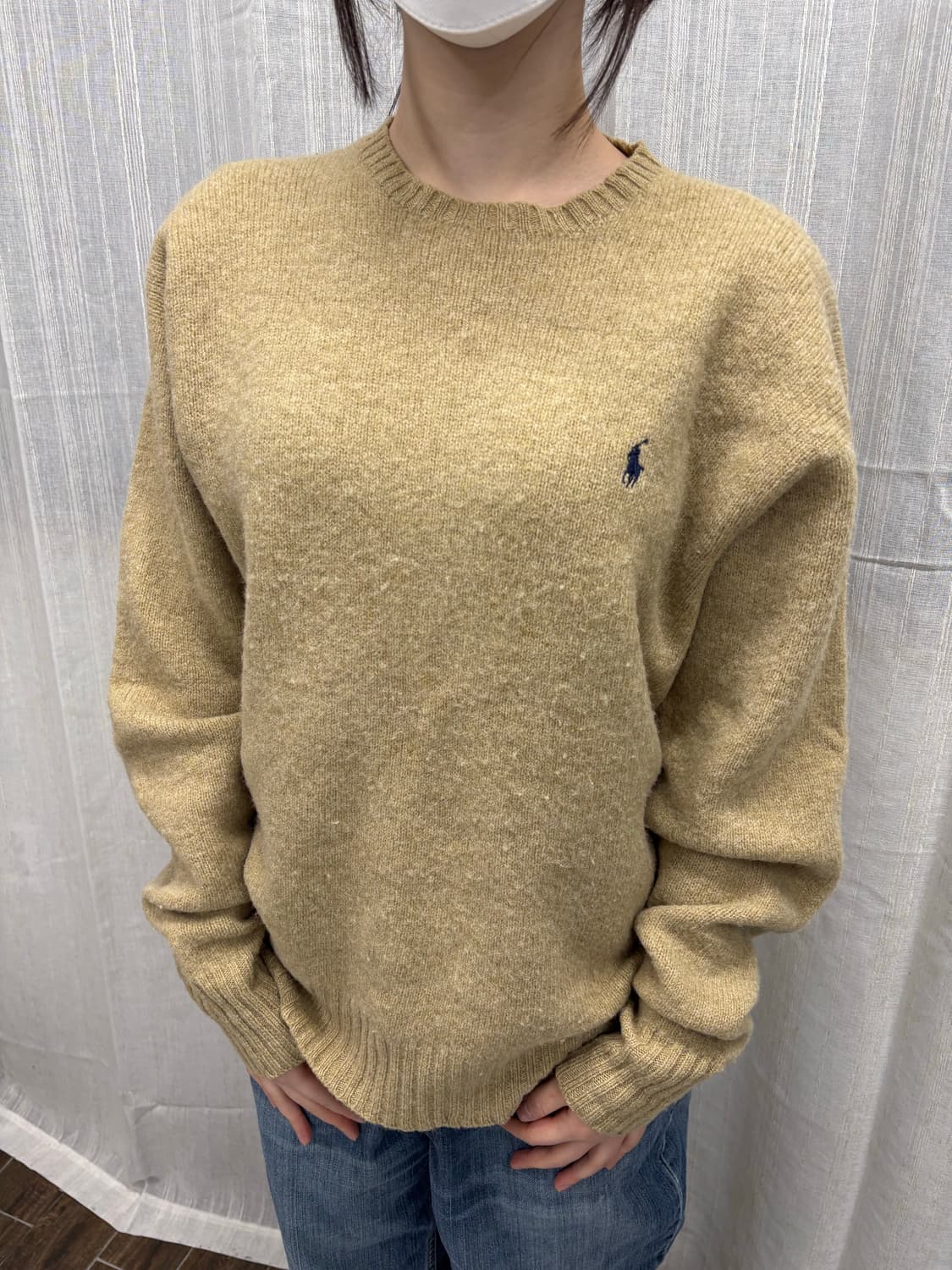 00s 폴로 랄프로렌 아이보리 울니트 상품이미지1