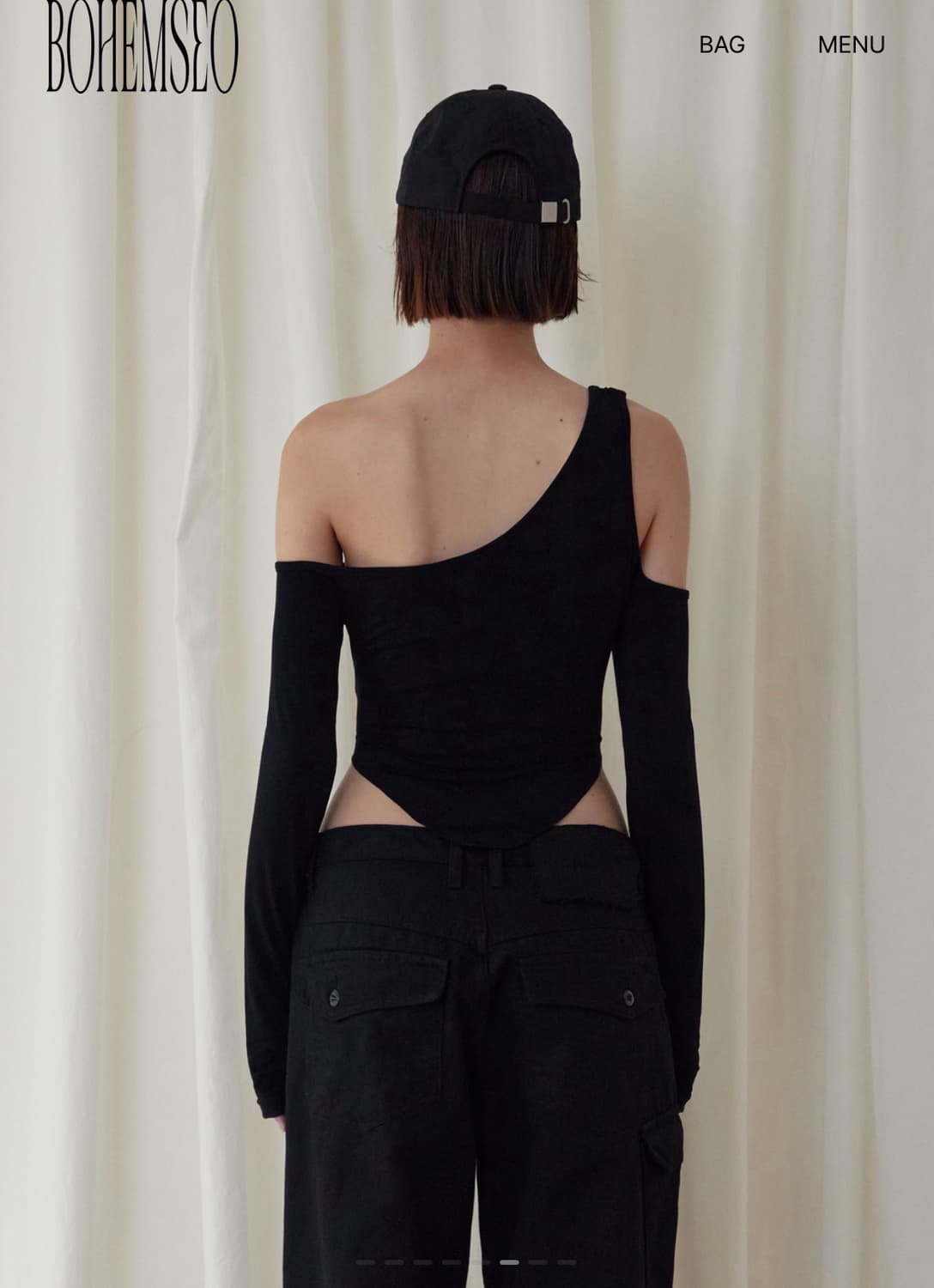 보헤미안서울 corset cut out top 상품이미지3