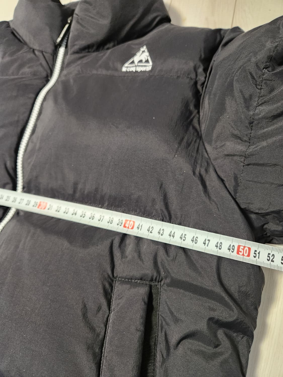 새상품급)르꼬끄 베이직 미니로고 다운 숏패딩 자켓 Q9423ADJO9 사 상품이미지2