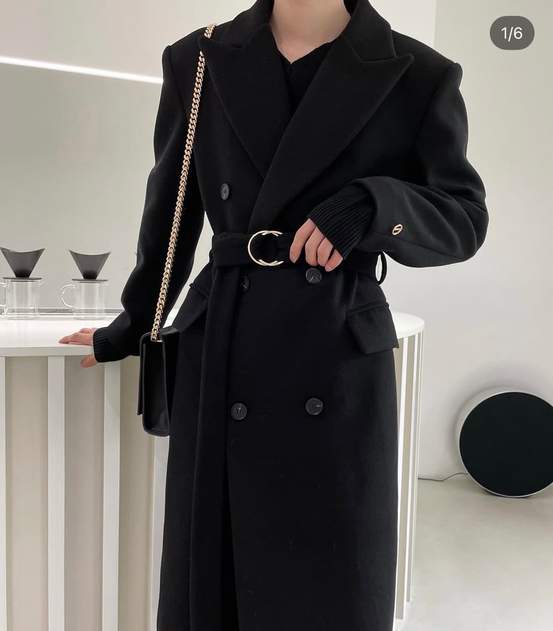 투플랜 셰인벨티드 롱코트 상품이미지1