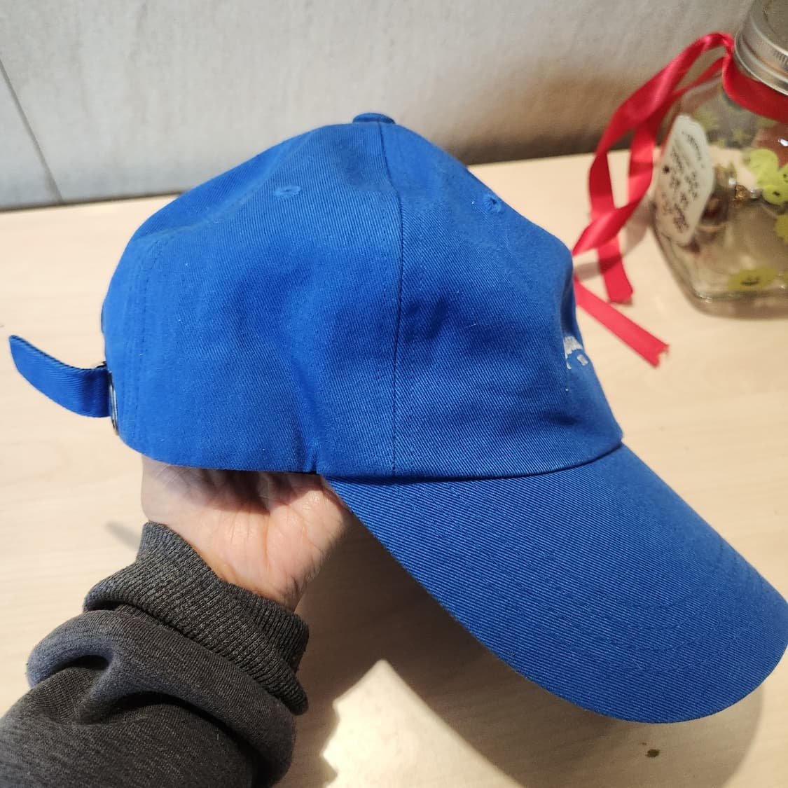 PLATEAU.n 블루 볼캡 | Plateau 1982 미니 로고 캡  상품이미지2