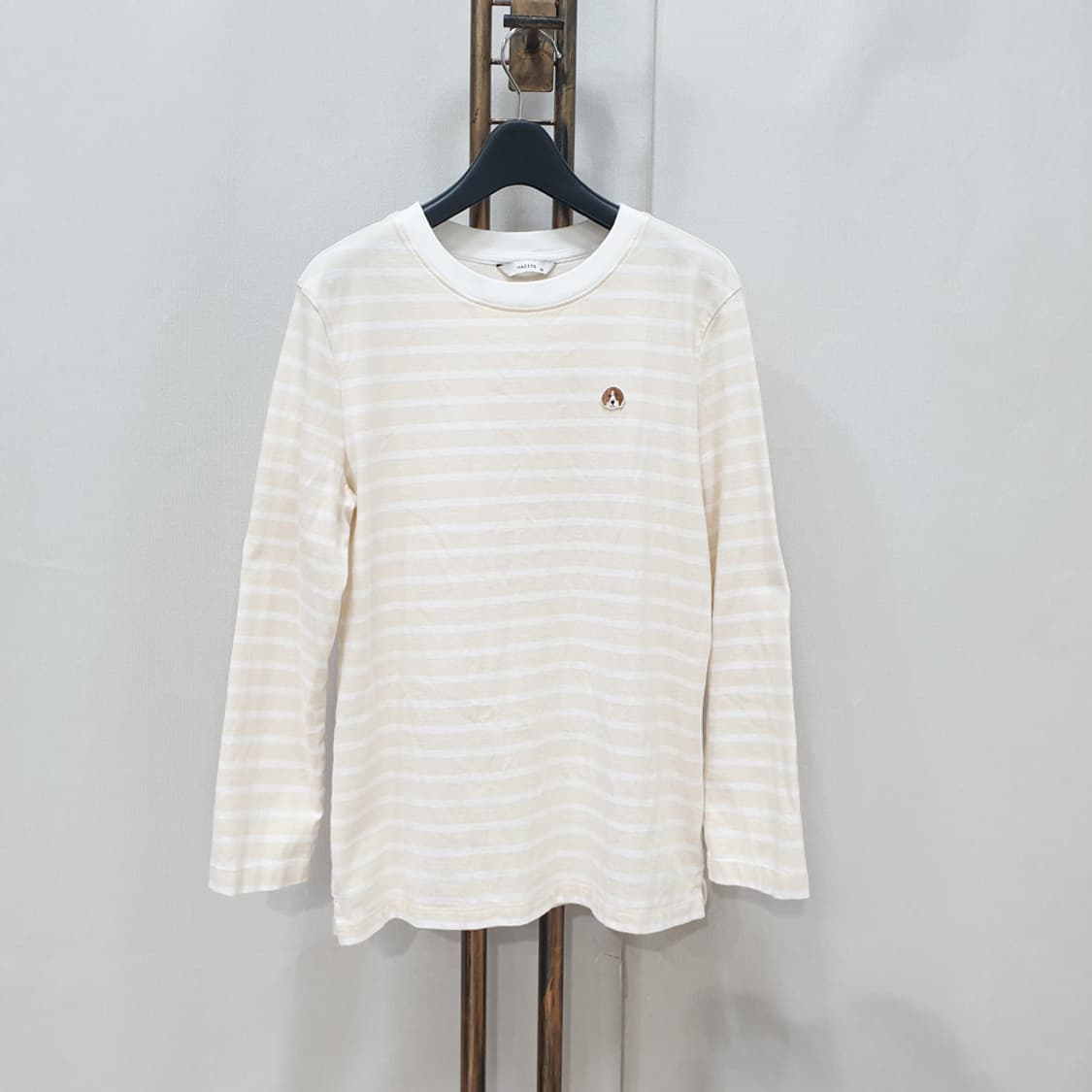 헤지스레이디스 퍼피자수 티셔츠 90 상품이미지1