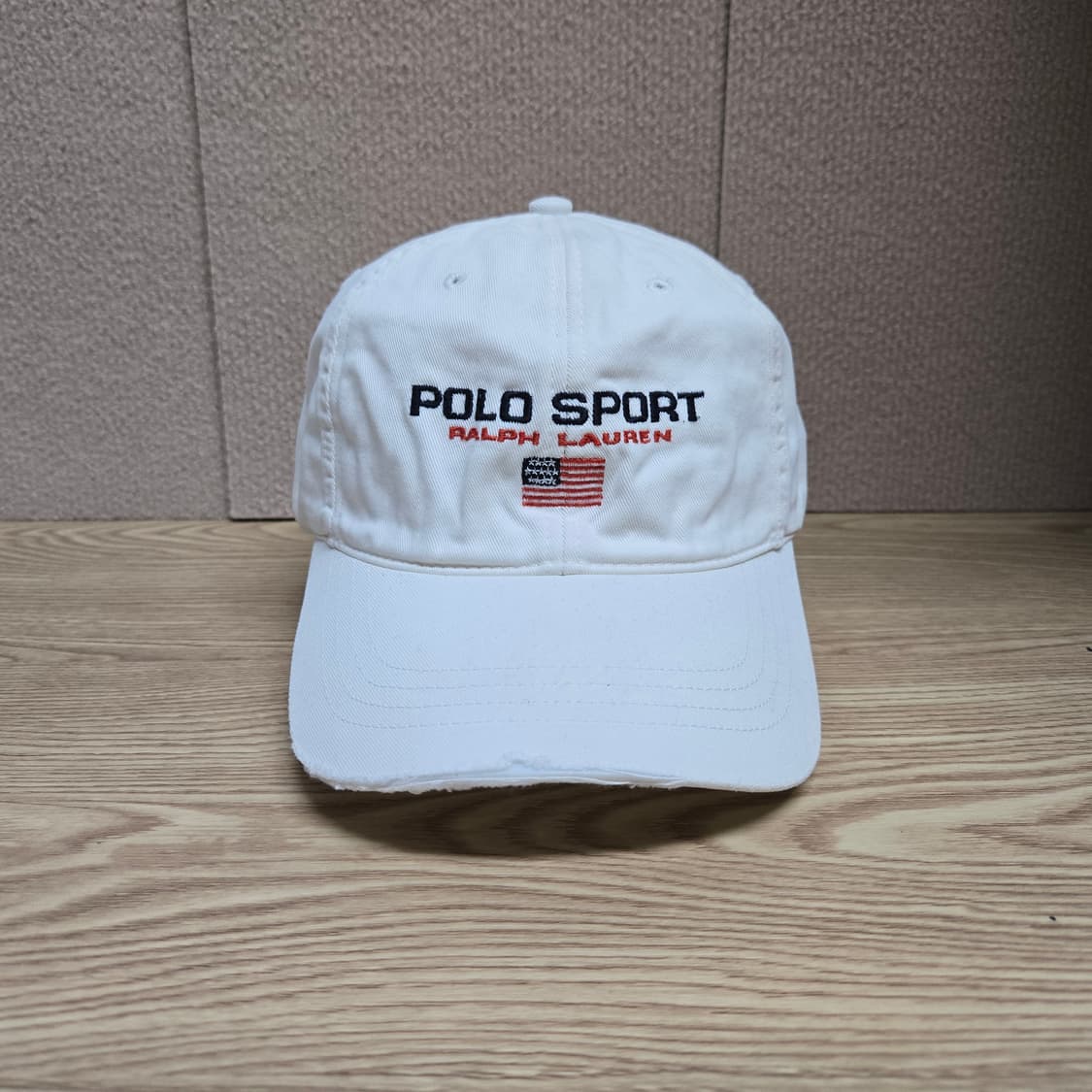 OS 폴로스포츠 디스트로이드 빈티지 볼캡 화이트 상품이미지1