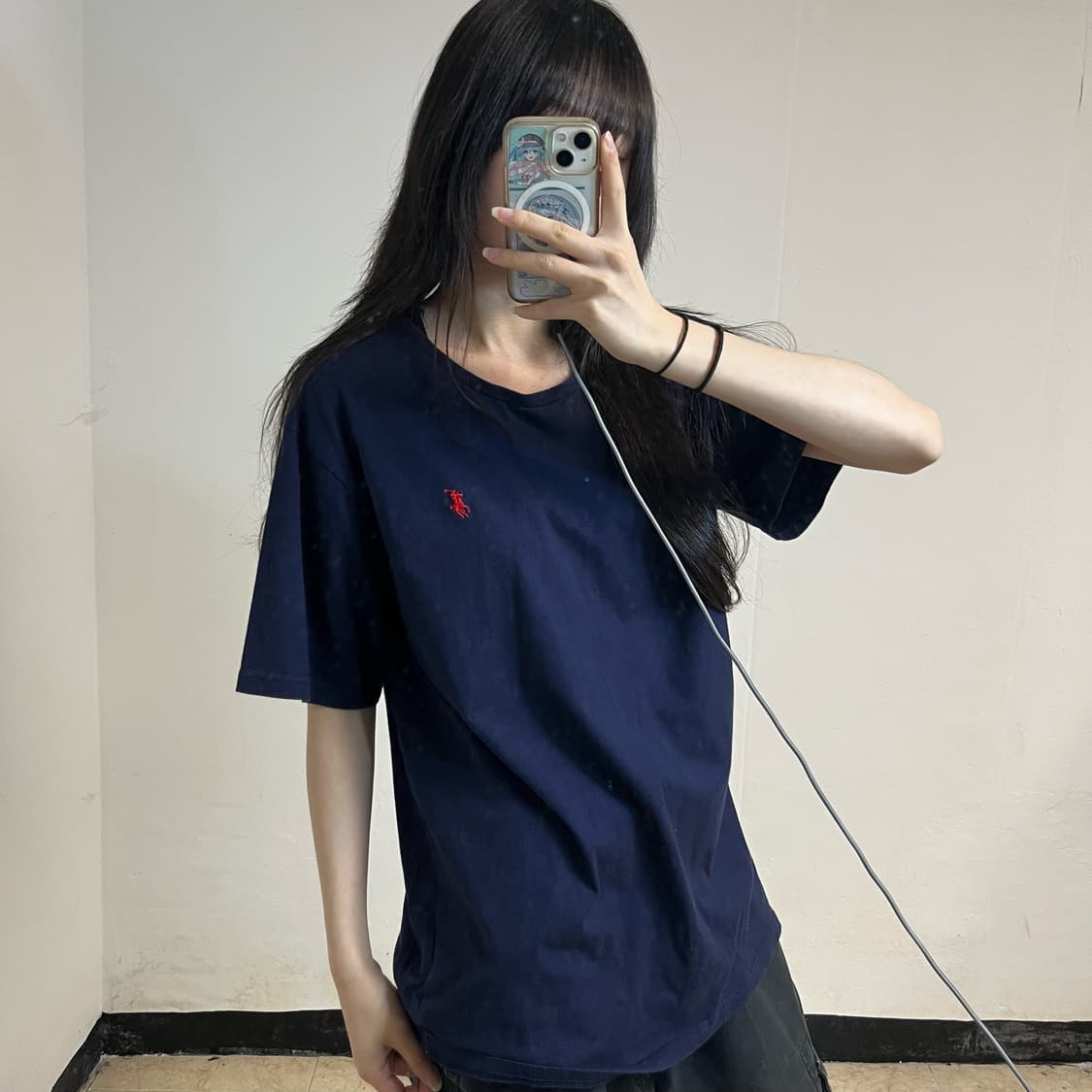 Polo Ralph Lauren Navy T-Shirt 상품이미지2