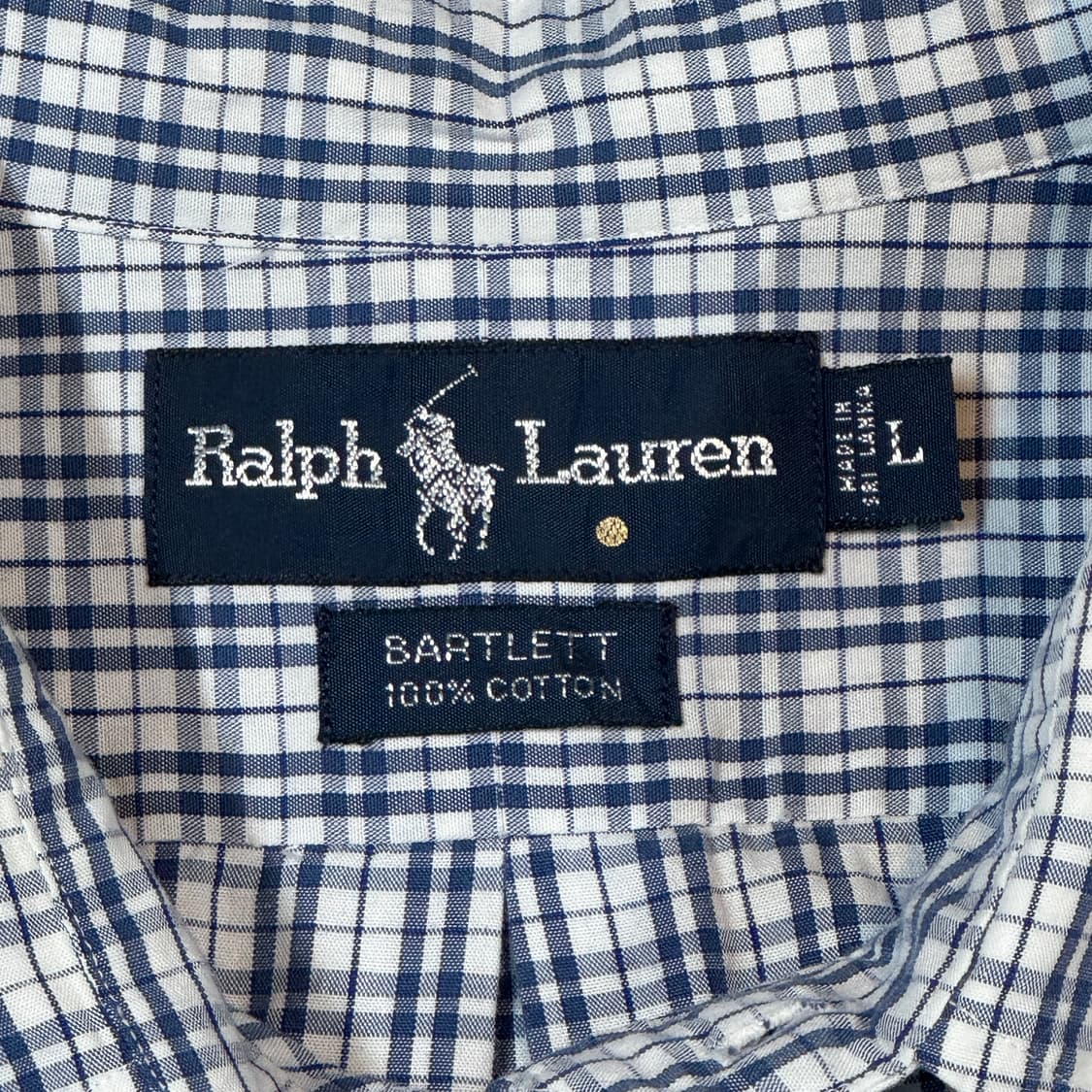 L) 폴로 랄프로렌 원포켓 체크 반팔 셔츠 상품이미지6