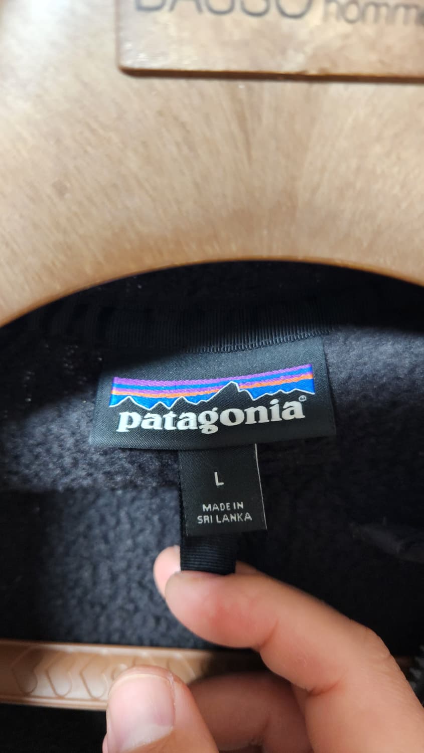 파타고니아 레트로 파일 플리스 블랙 L 상품이미지3