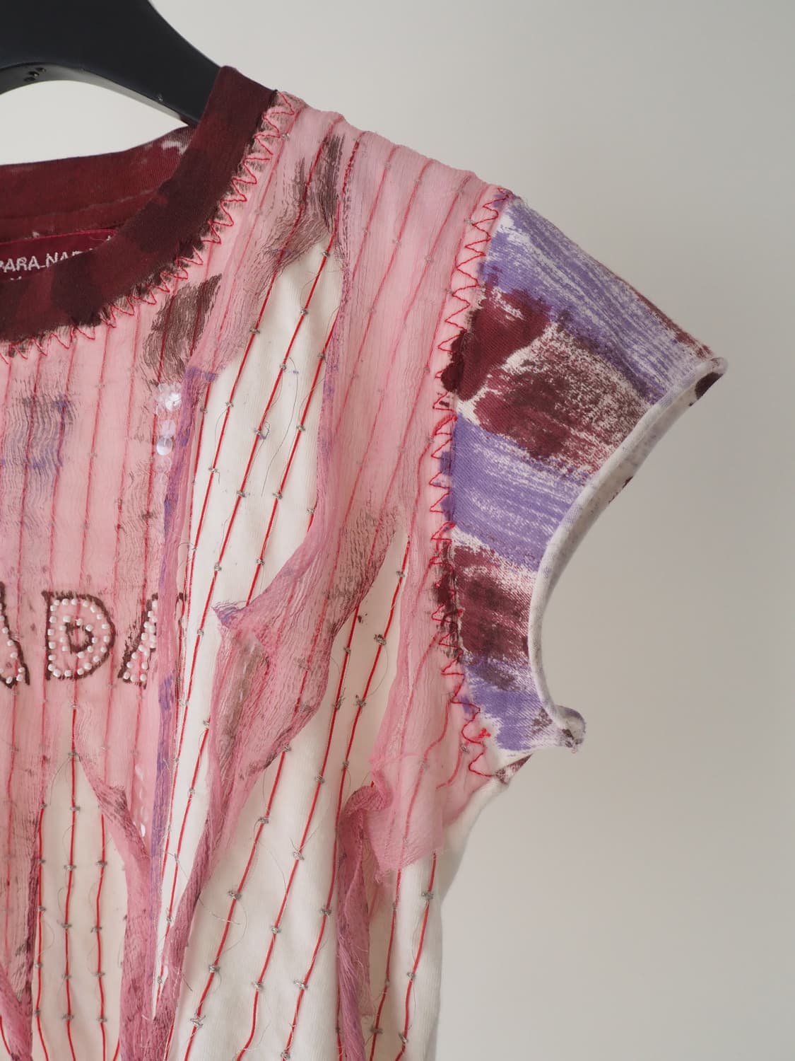 PARA NADA detail tee  상품이미지3