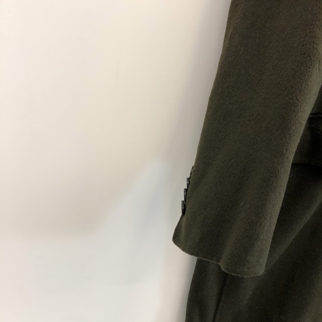 티아이포맨 캐시미어 더블 브레스티드 오버코트 95 카키  상품이미지2