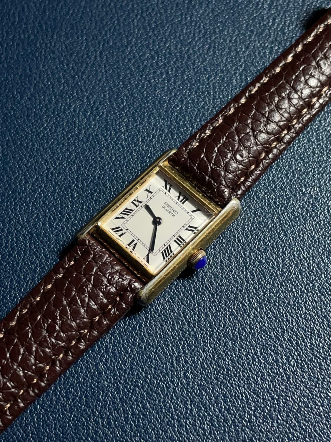 세이코 탱크 쿼츠 시계 상품이미지4