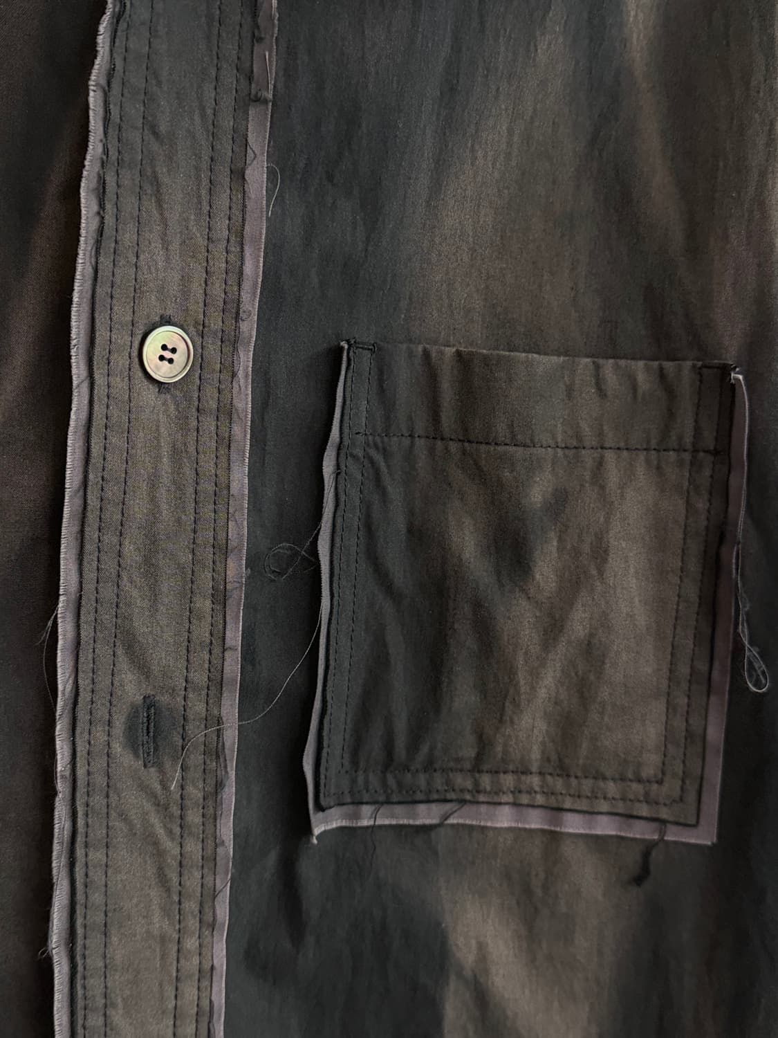 지용킴 Jiyong Kim 선블리치드 셔츠 상품이미지3