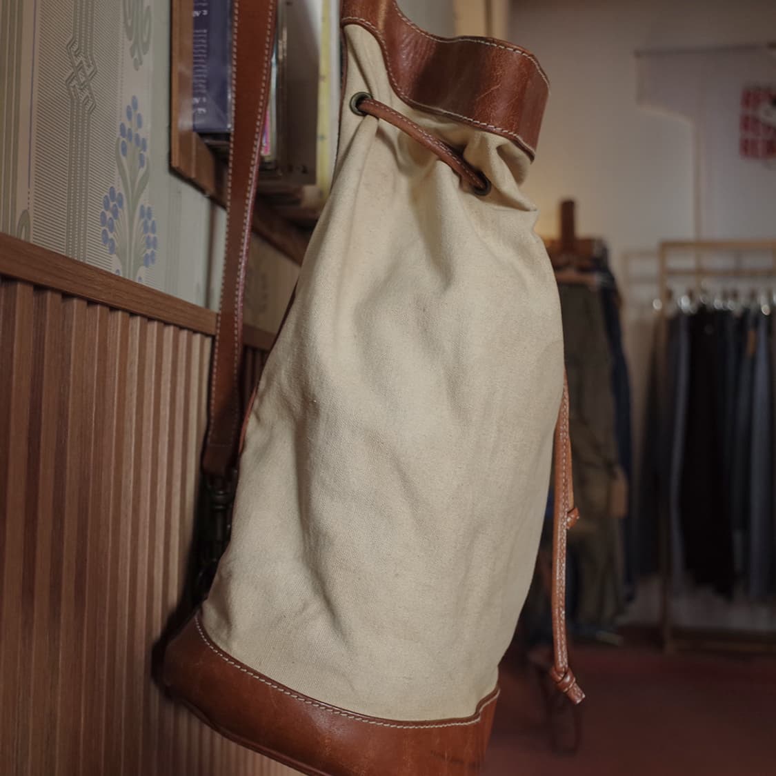 80~90’s PRL Canvas 1-Shouler Bucket Bag 상품이미지3